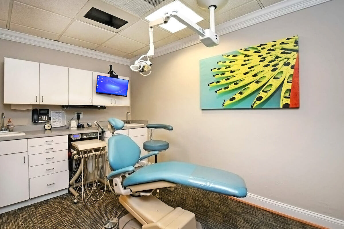 Our dental exam rooms.