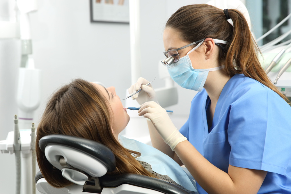 patient in dental chair